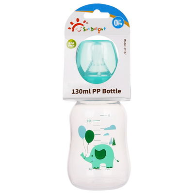 Zielona 5oz 130ml Standardowa butelka do karmienia dziecka PP
