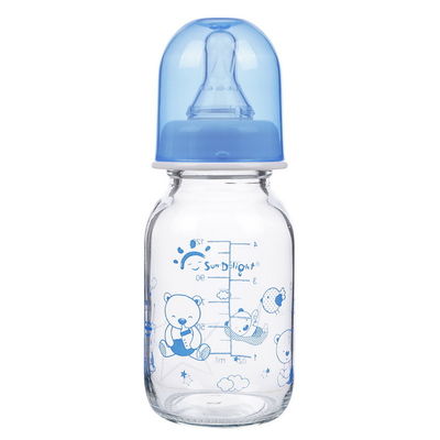 125 ml 4 uncje standardowych butelek do karmienia niemowląt ze szkła borokrzemianowego