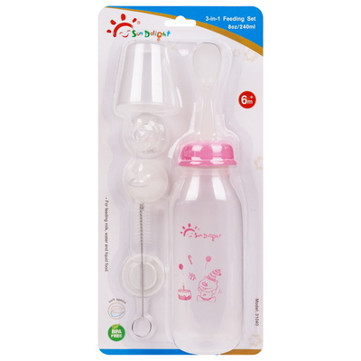 OEM 240 ml polipropylenowe butelki dla niemowląt Soft Tip Juice Feeder