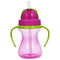 Podwójne uchwyty, bez BPA, 6 uncji 190 ml ważonego kubka ze słomką dla niemowląt