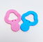 Wytrzymałość na rozdzieranie 3-miesięczny silikonowy gryzak dla niemowląt Indywidualne logo