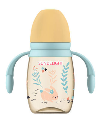 240 ml 300 ml butelka dla niemowląt z podwójnym uchwytem odporna na wstrząsy