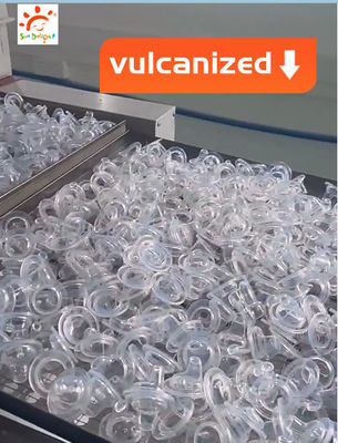 Krągły silikonowy sutek dla niemowląt, pakowany indywidualnie