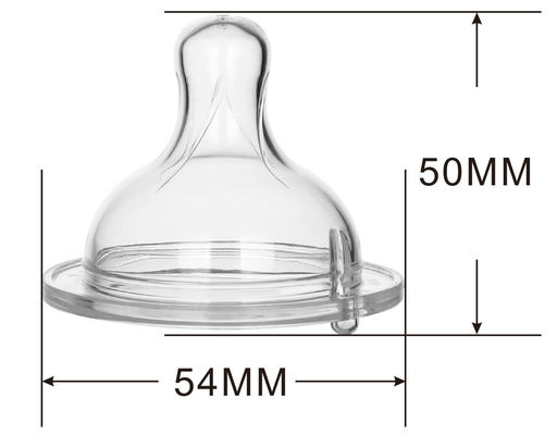 Pierwsze rzeczy podstawowe silikonowa butelka dla dzieci Niples, powolny przepływ