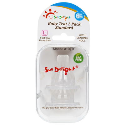 Standardowy smoczek silikonowy dla niemowląt z płynnej gumy silikonowej FDA