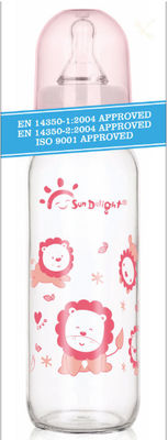 Żaroodporne standardowe szklane butelki do karmienia dzieci o pojemności 9 uncji 250 ml