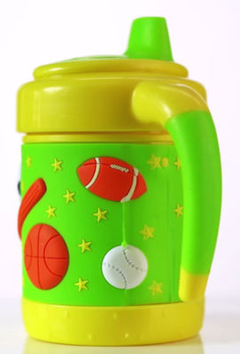 OEM 6 uncji 160 ml ważony kubek ze słomką dla niemowląt Miękka wylewka z TPE