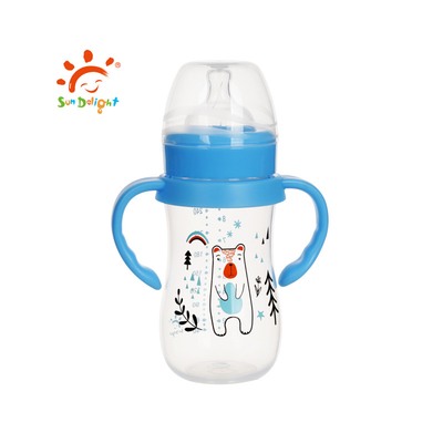 9oz PP szeroką szyję butelkę karmienia dziecka