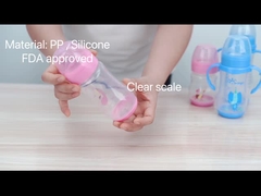 9 uncji 260 ml Butelka do karmienia niemowląt PP z szeroką szyjką